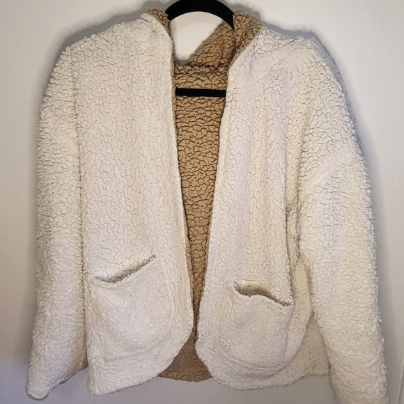 Teddy Sherpa Reversible Jacket (Small) - Picture 2 of 5